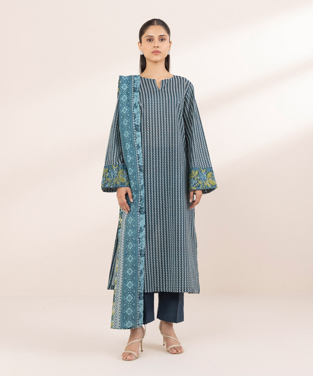 Fine Voile Multi Printed Dupatta