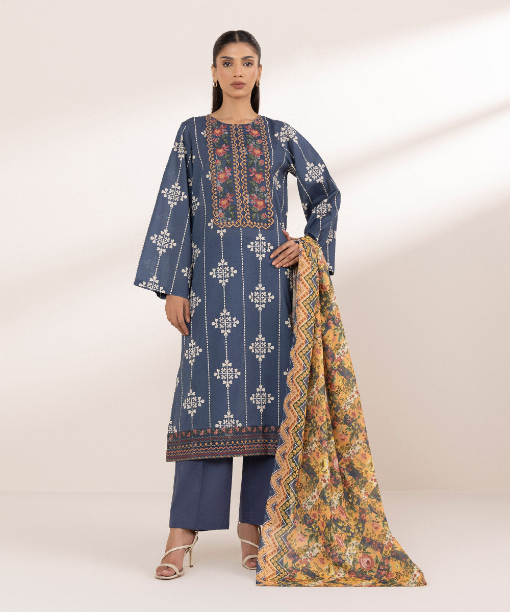 Fine Voile Multi Printed Dupatta
