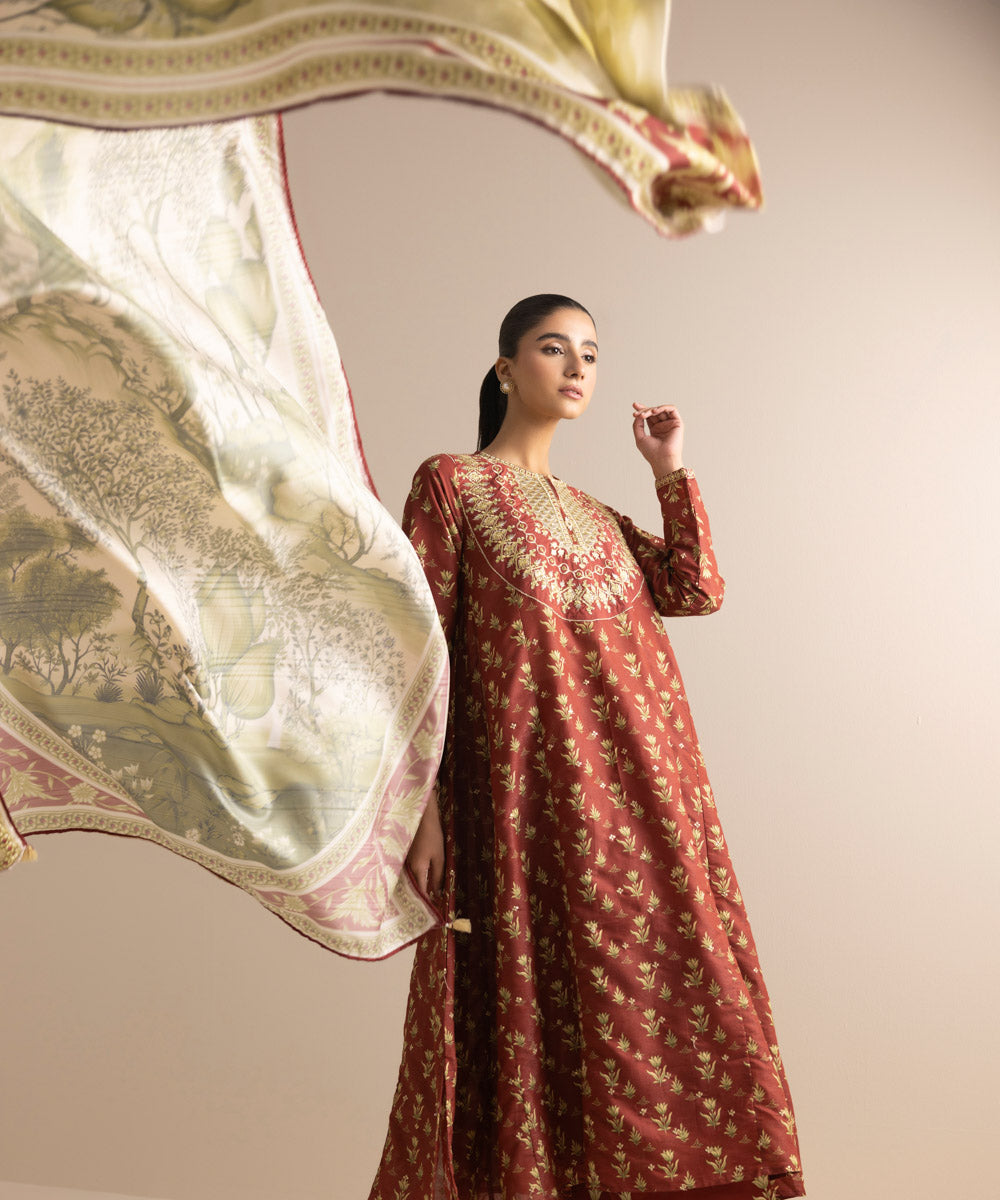 Fancy Manar Multi Printed Dupatta