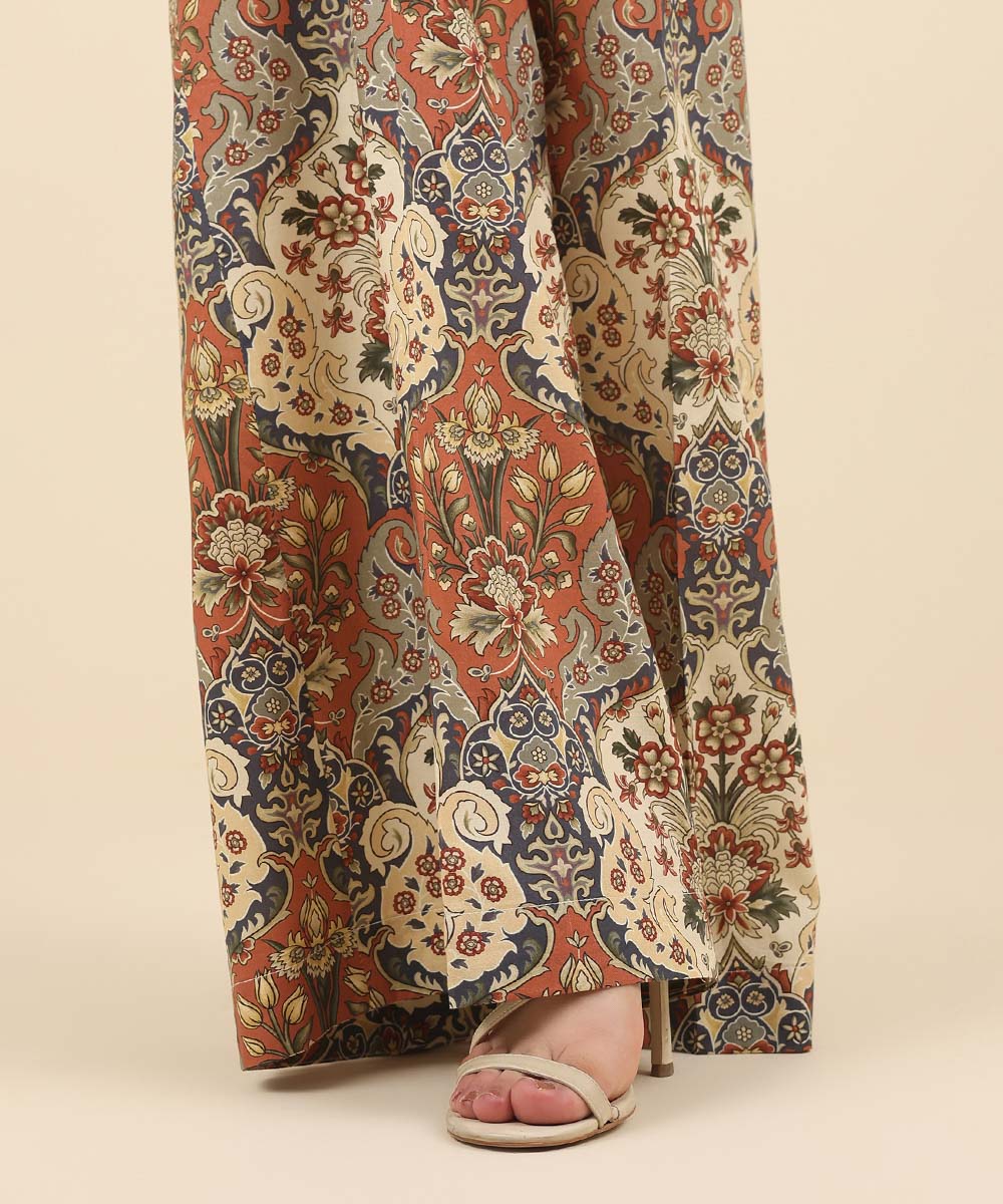 Women's Pret Cambric Multi Printed Culottes