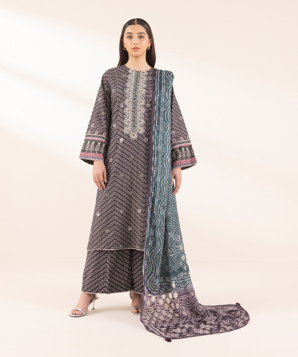 Printed Jacquard Dupatta