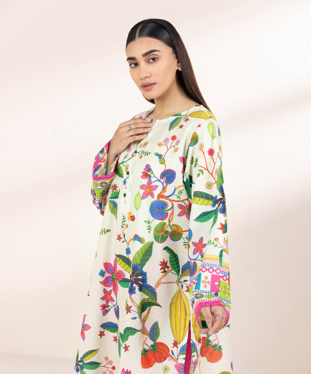 Women's Pret Lawn Printed Multi A-Line Shirt