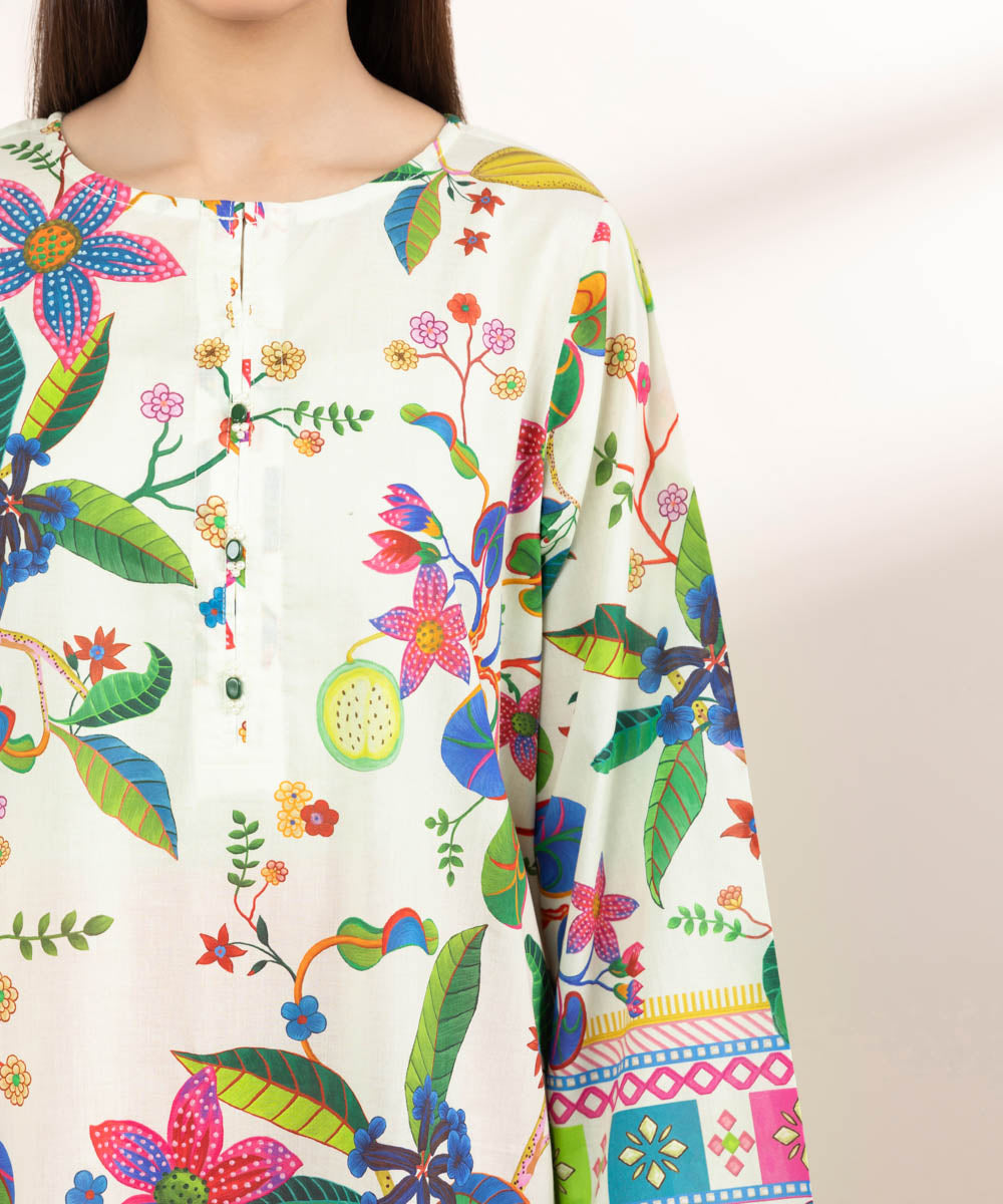 Women's Pret Lawn Printed Multi A-Line Shirt