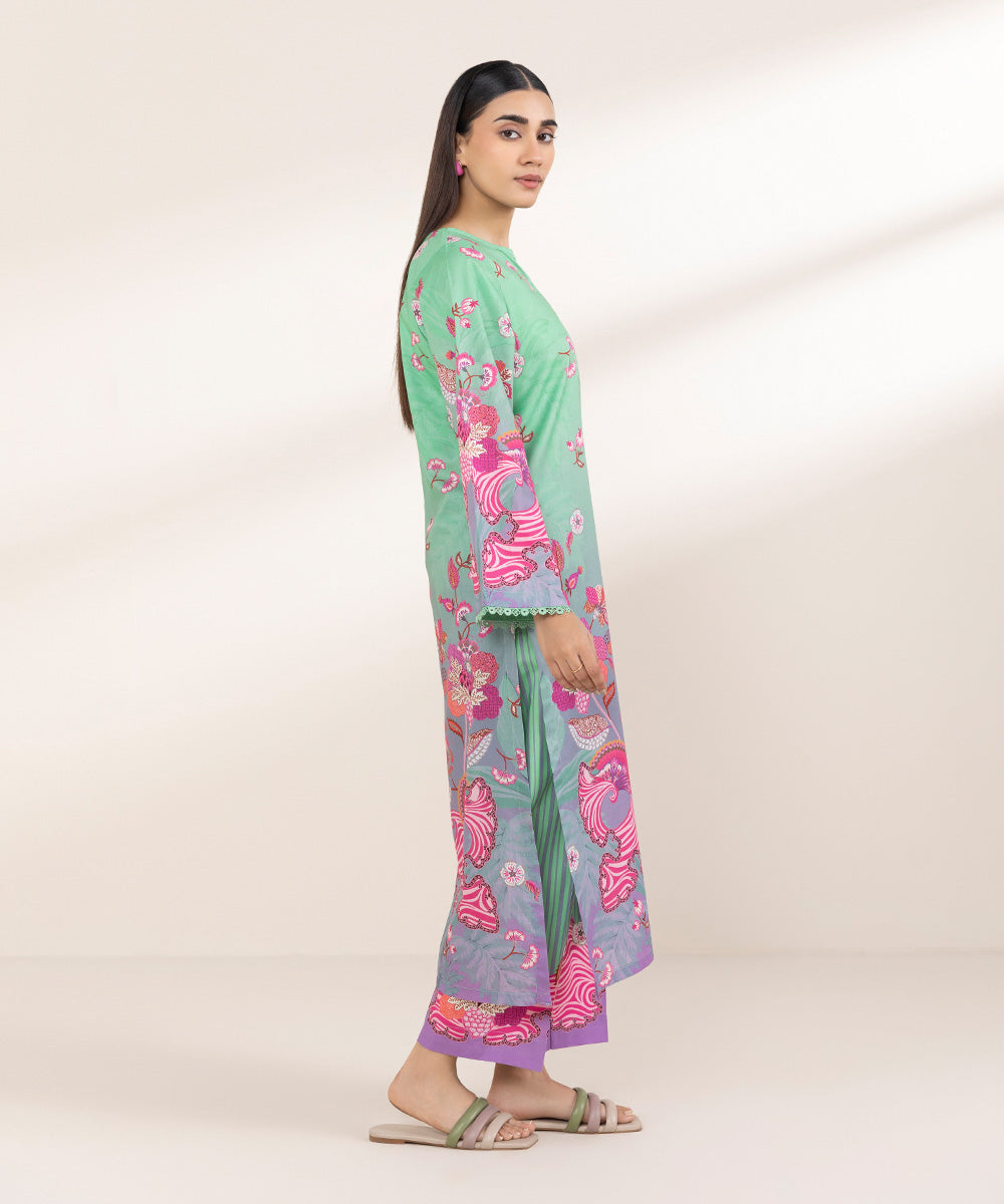 Women's Pret Lawn Printed Multi A-Line Shirt