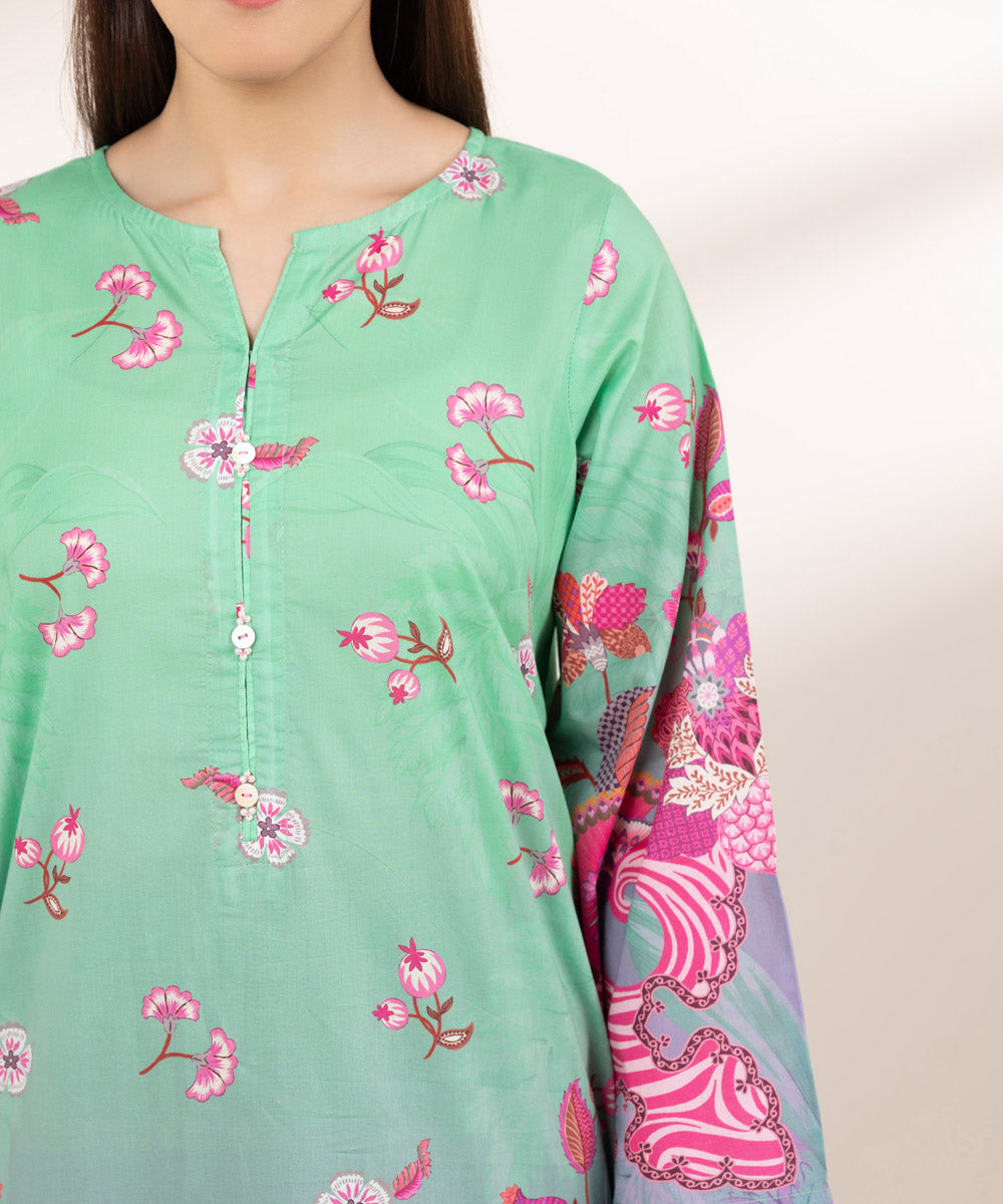 Women's Pret Lawn Printed Multi A-Line Shirt