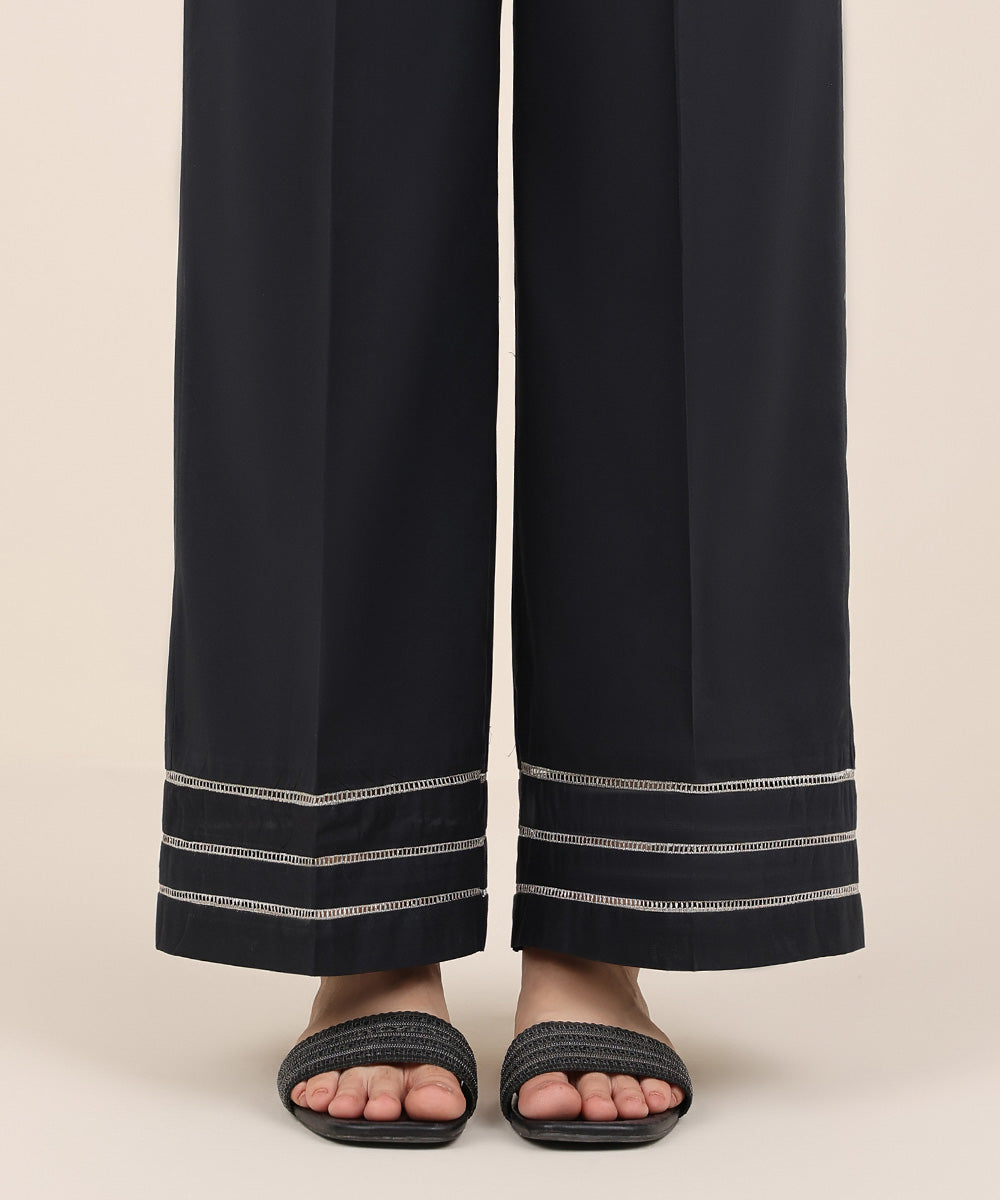 Embroidered Cambric Culottes