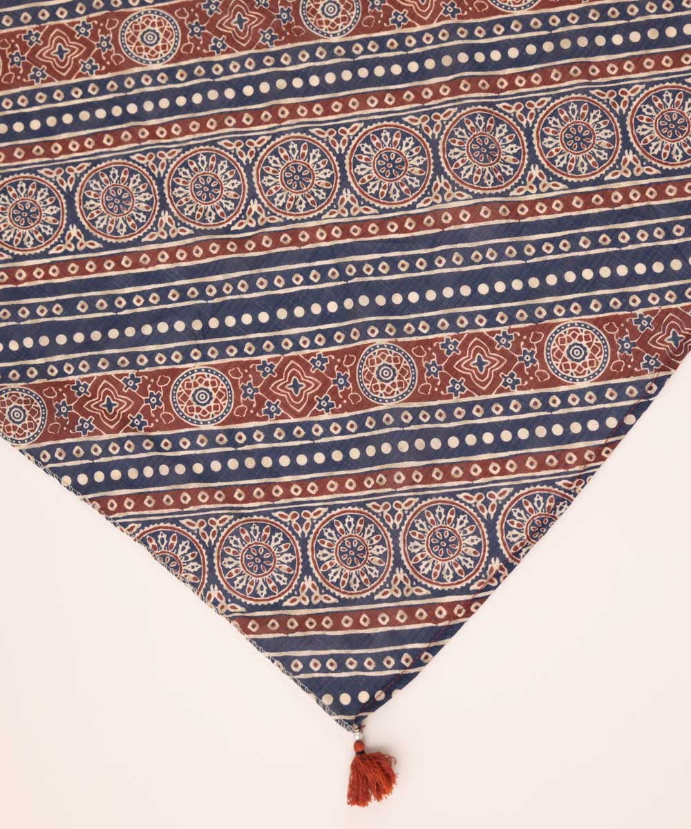 Textured Voile Multi Printed Dupatta