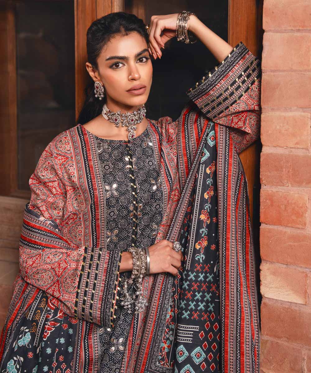 Women's RTW Lawn Multi Printed A-Line Shirt