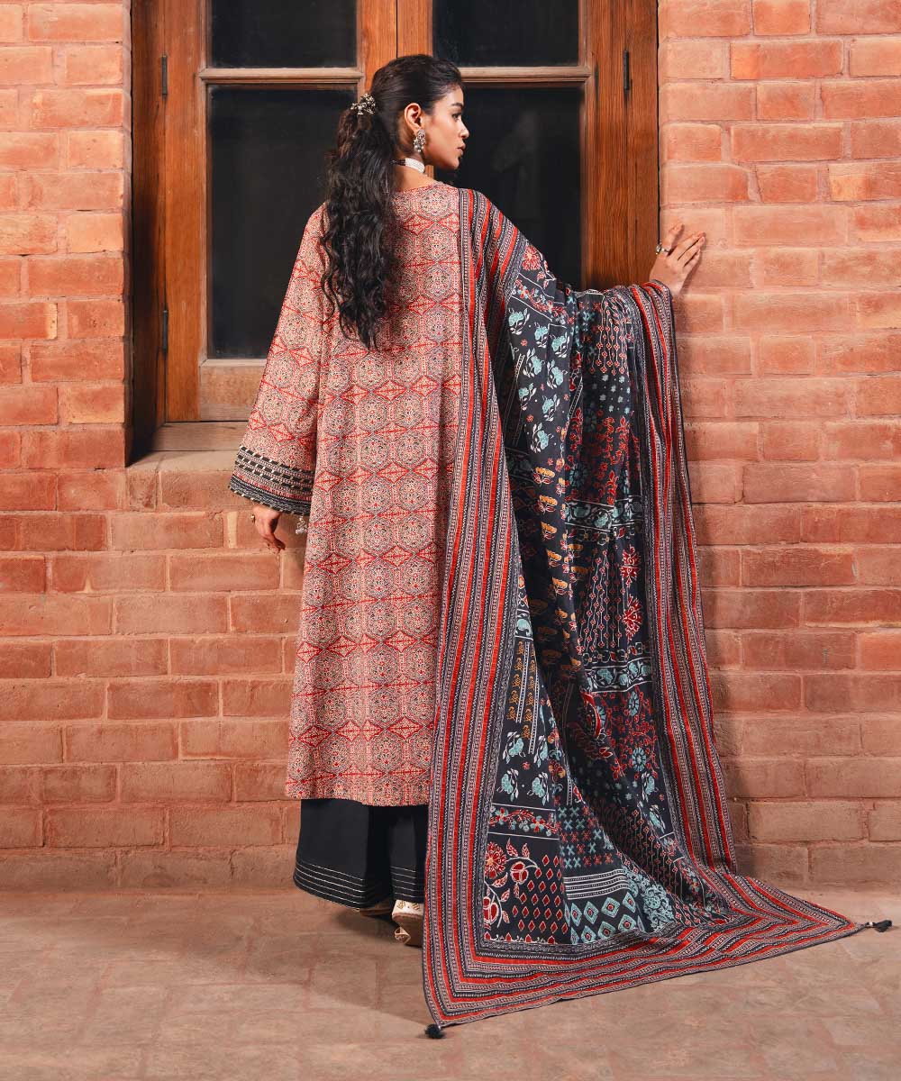 Women's RTW Lawn Multi Printed A-Line Shirt