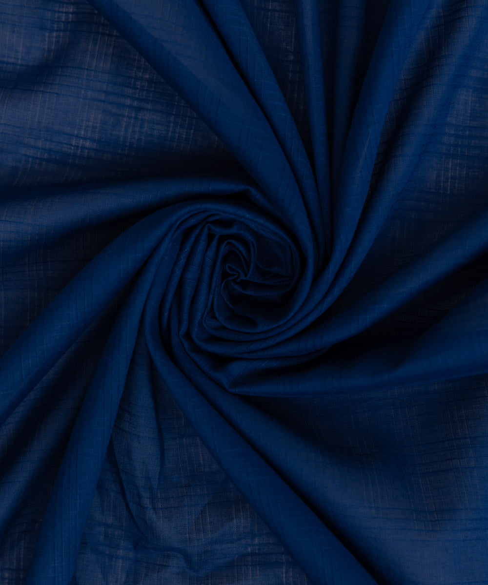 Textured Voile Blue Solid Dupatta
