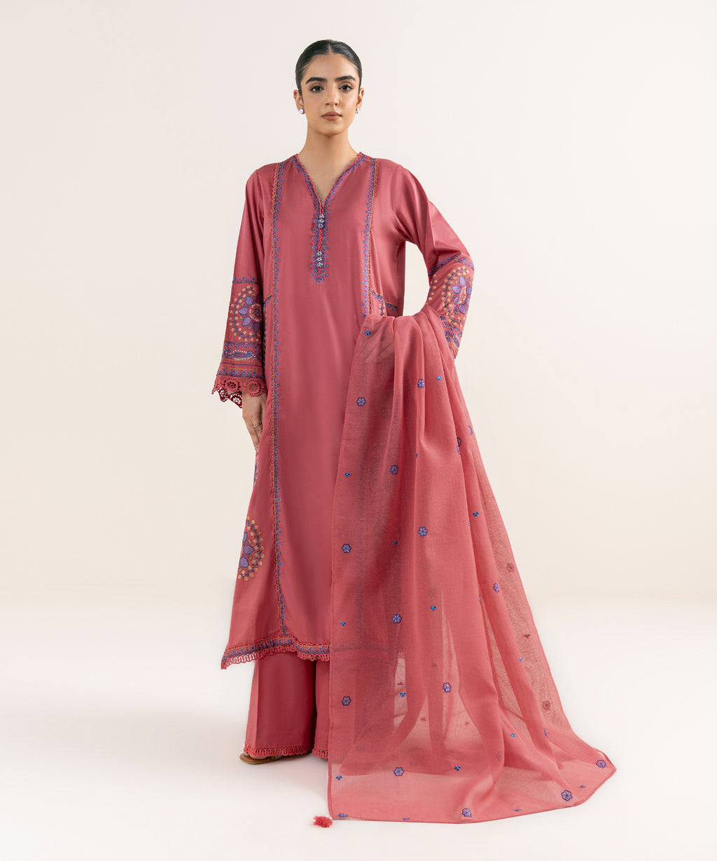 Embroidered Karandi Dupatta