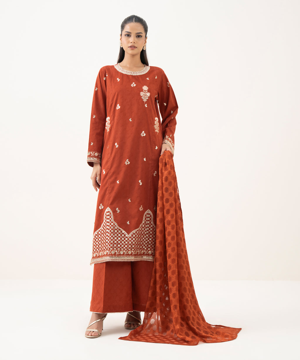 Jacquard Dupatta