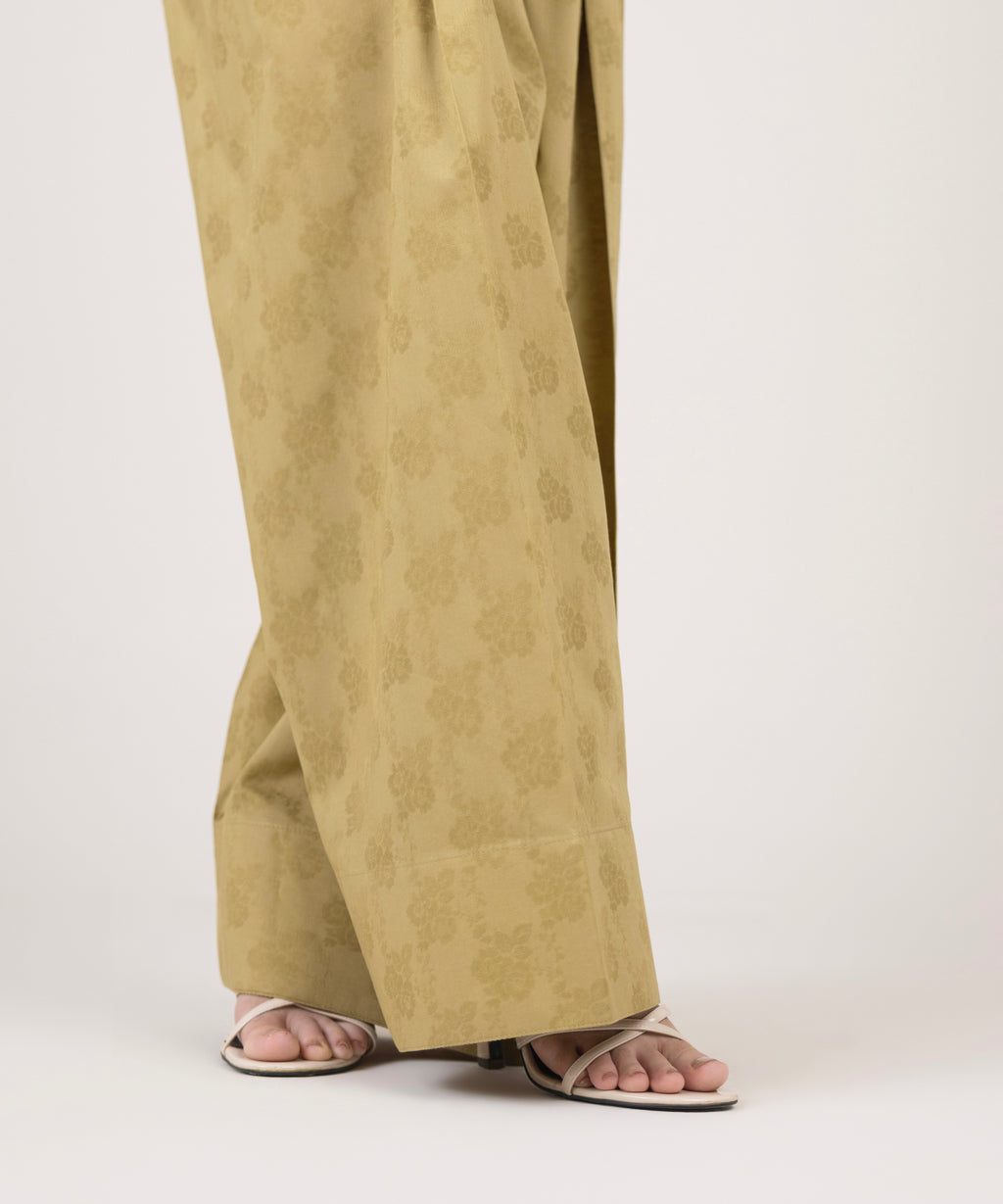 Cotton Jacquard Farshi Shalwar