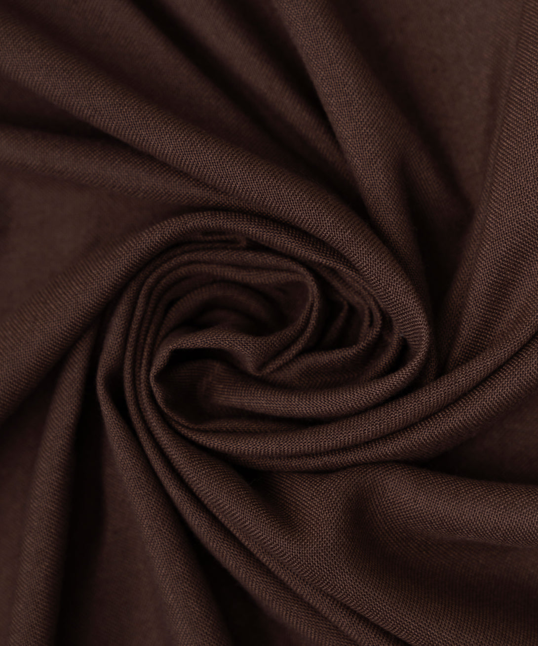Brown Solid Blended Shawl