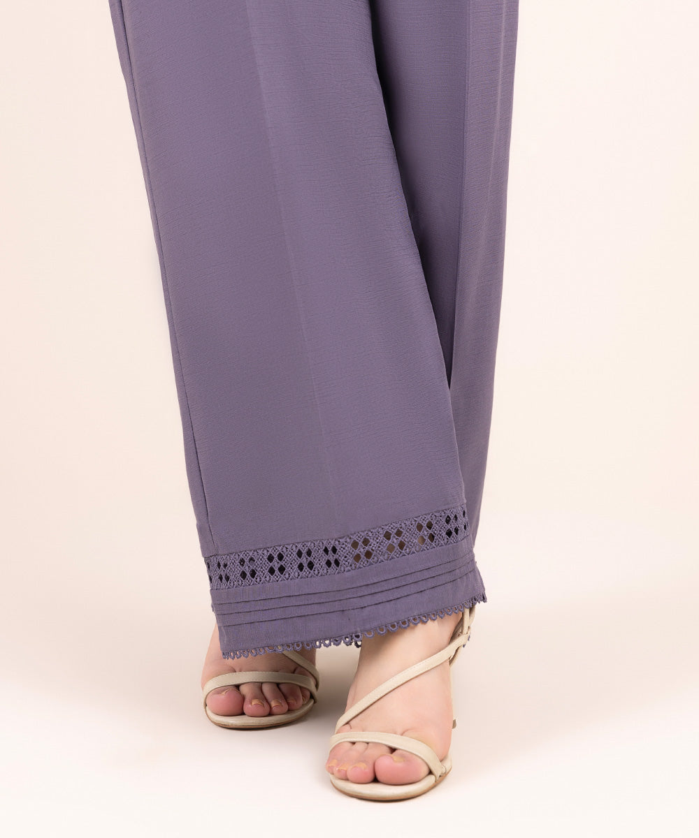 Raw Silk Culottes