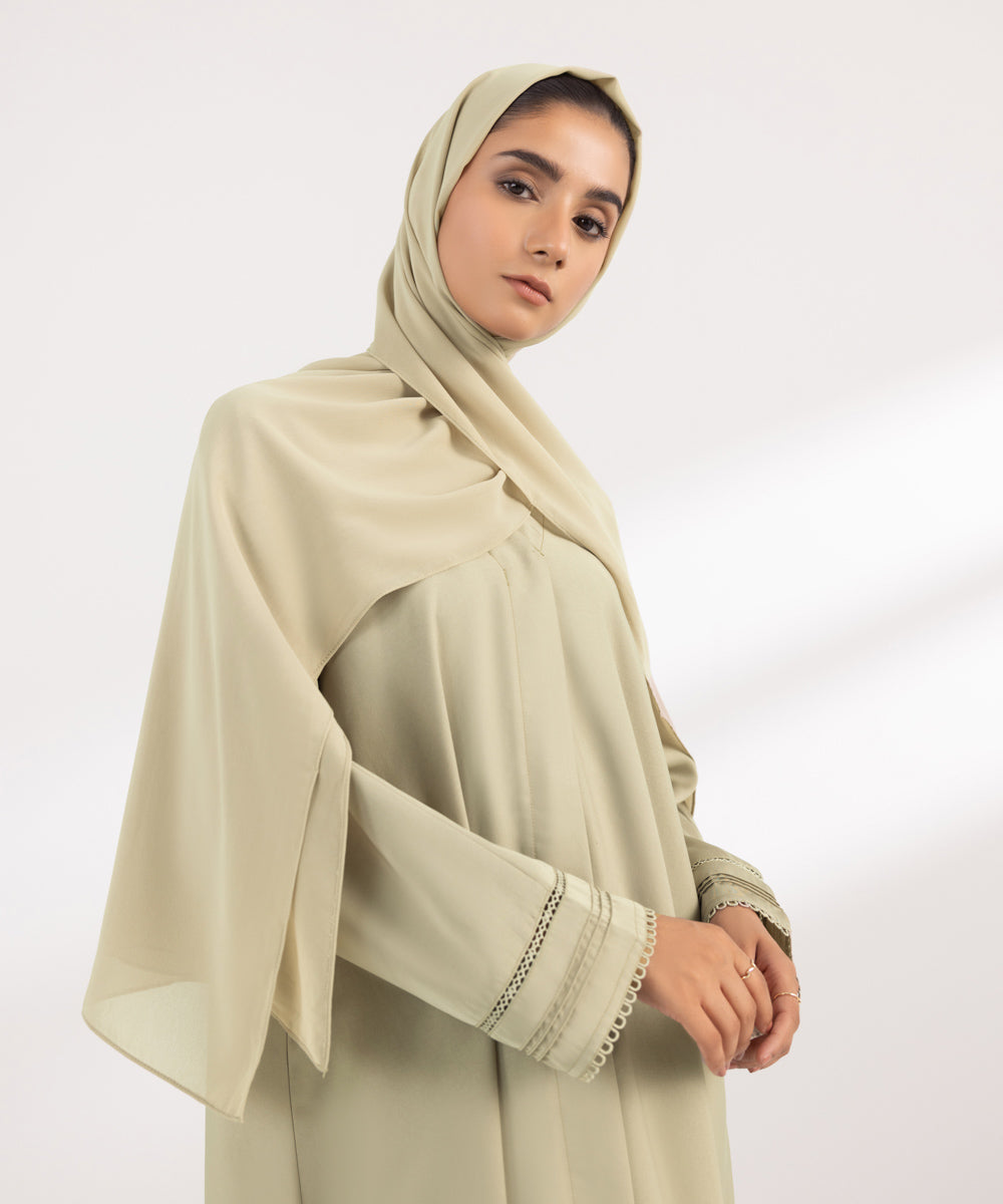 Women's Basic Beige Abbaya