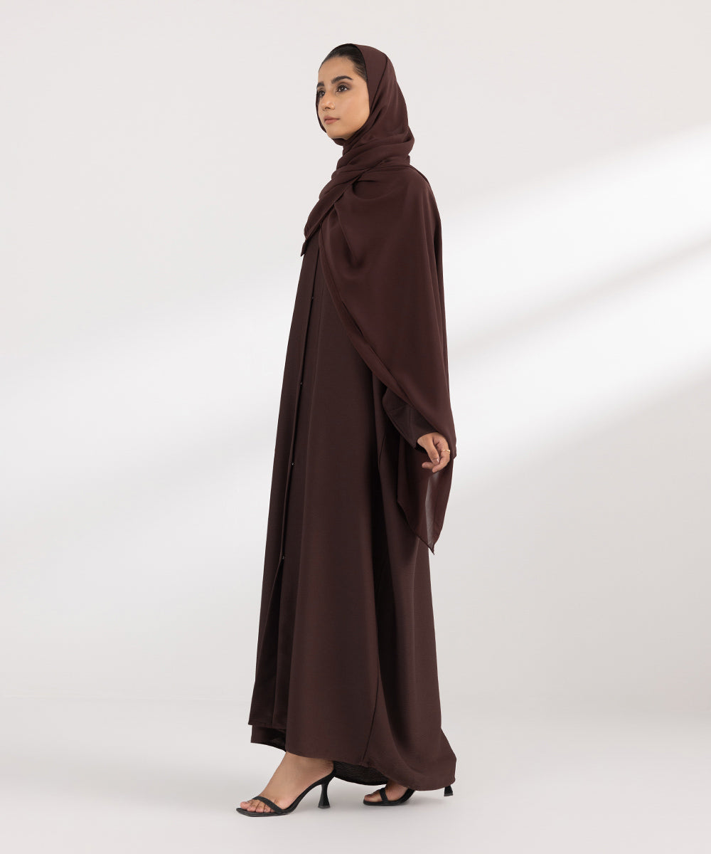 Women's Fashion Brown Abbaya