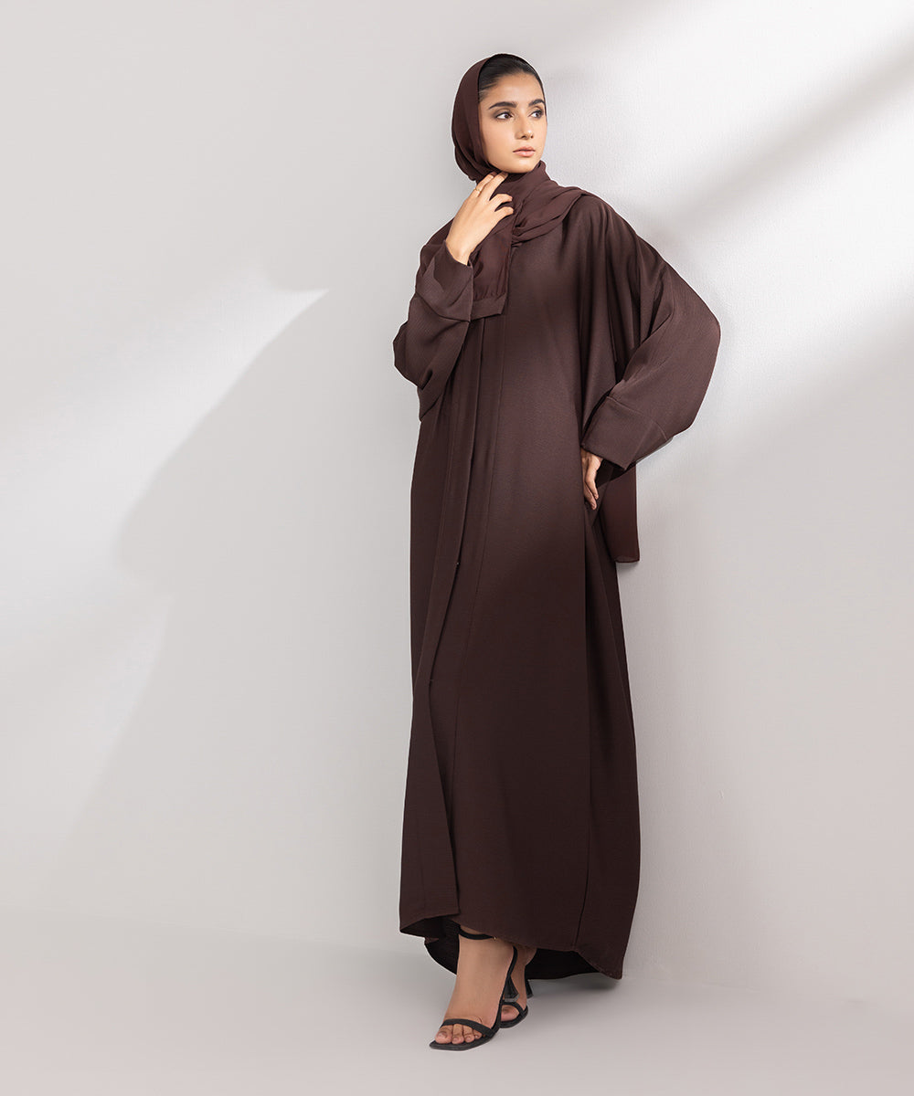 Women's Fashion Brown Abbaya