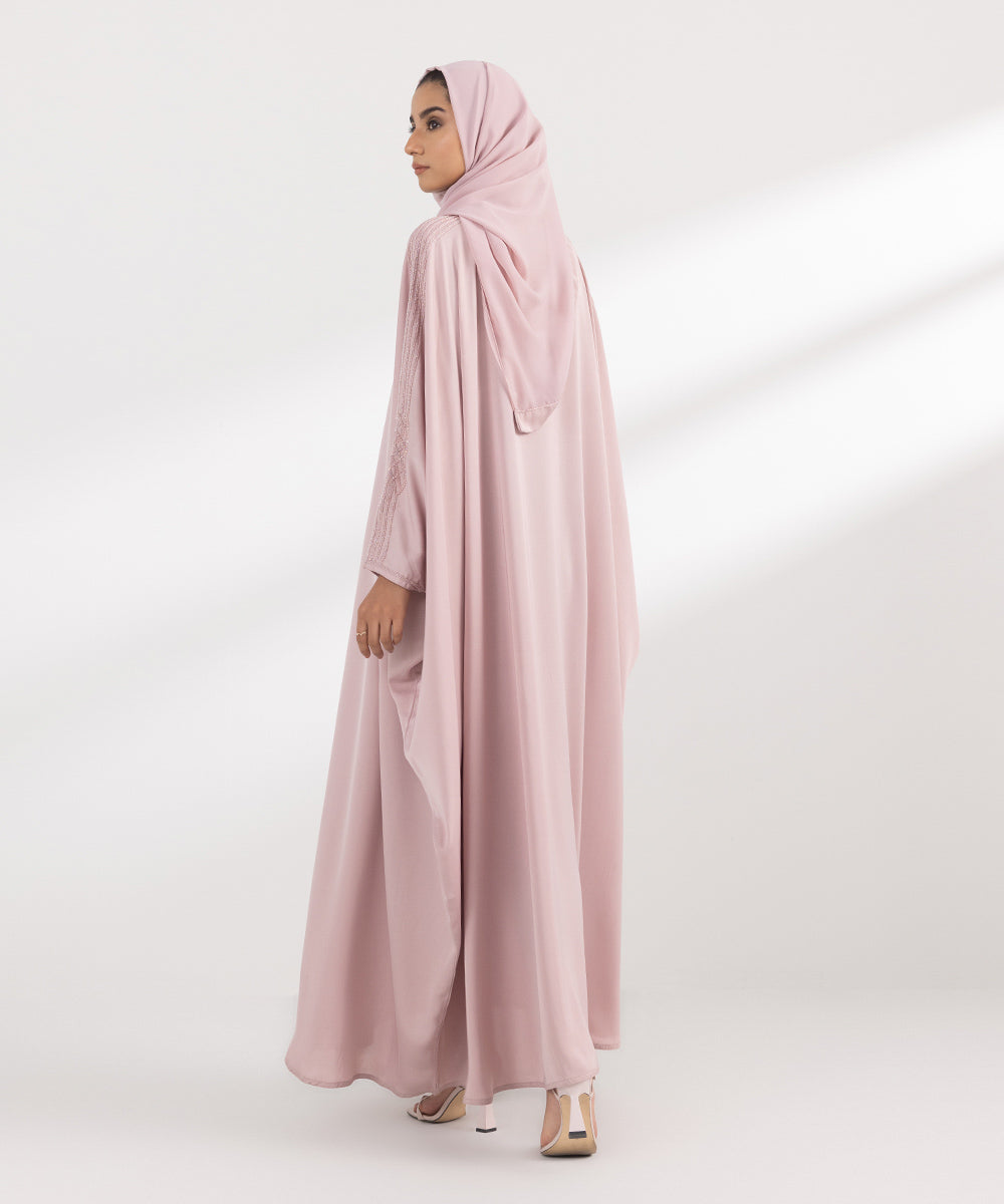 Women's Formal Light pink Abbaya Set