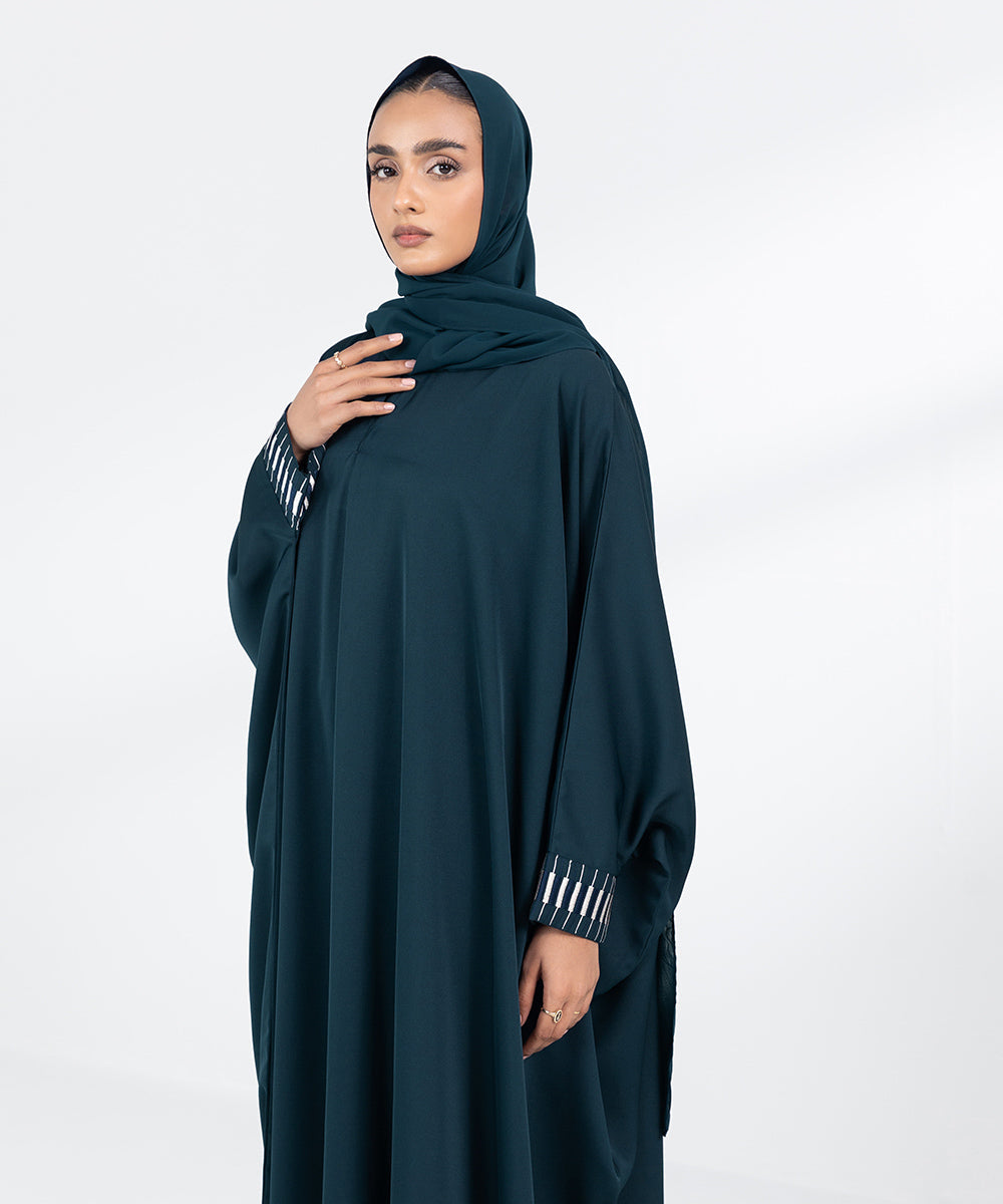 Green Kaftan Abbaya Set