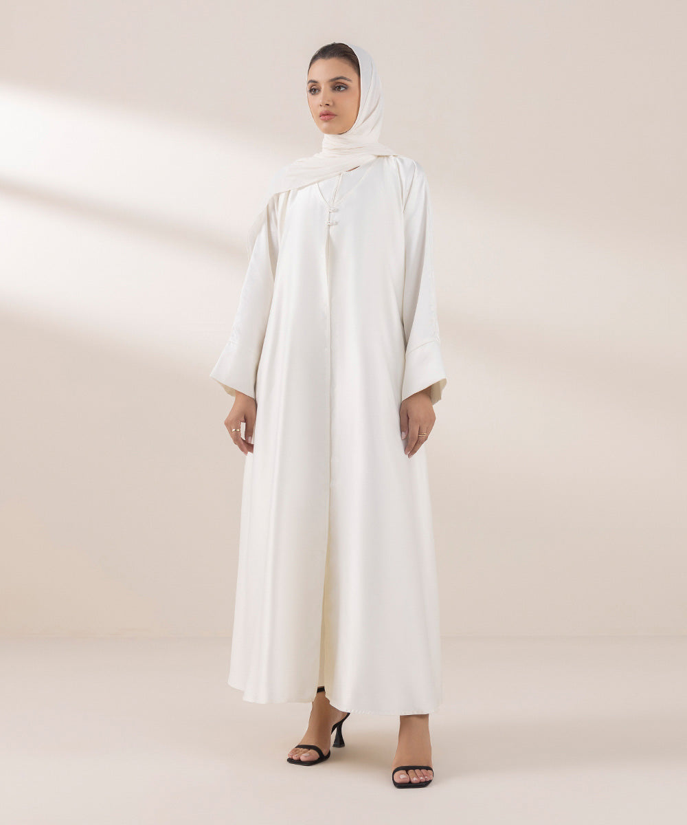 Double Layered Abaya Set