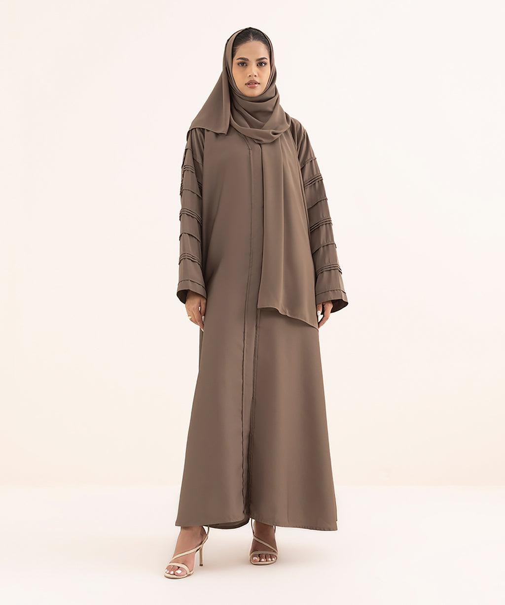 Women's Brown Nida Abaya