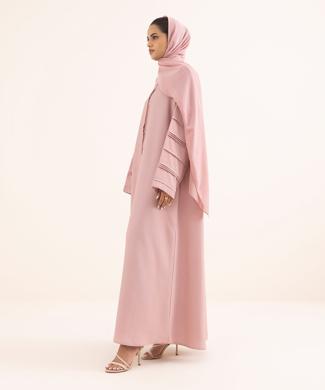 Women's Pink Nida Abaya