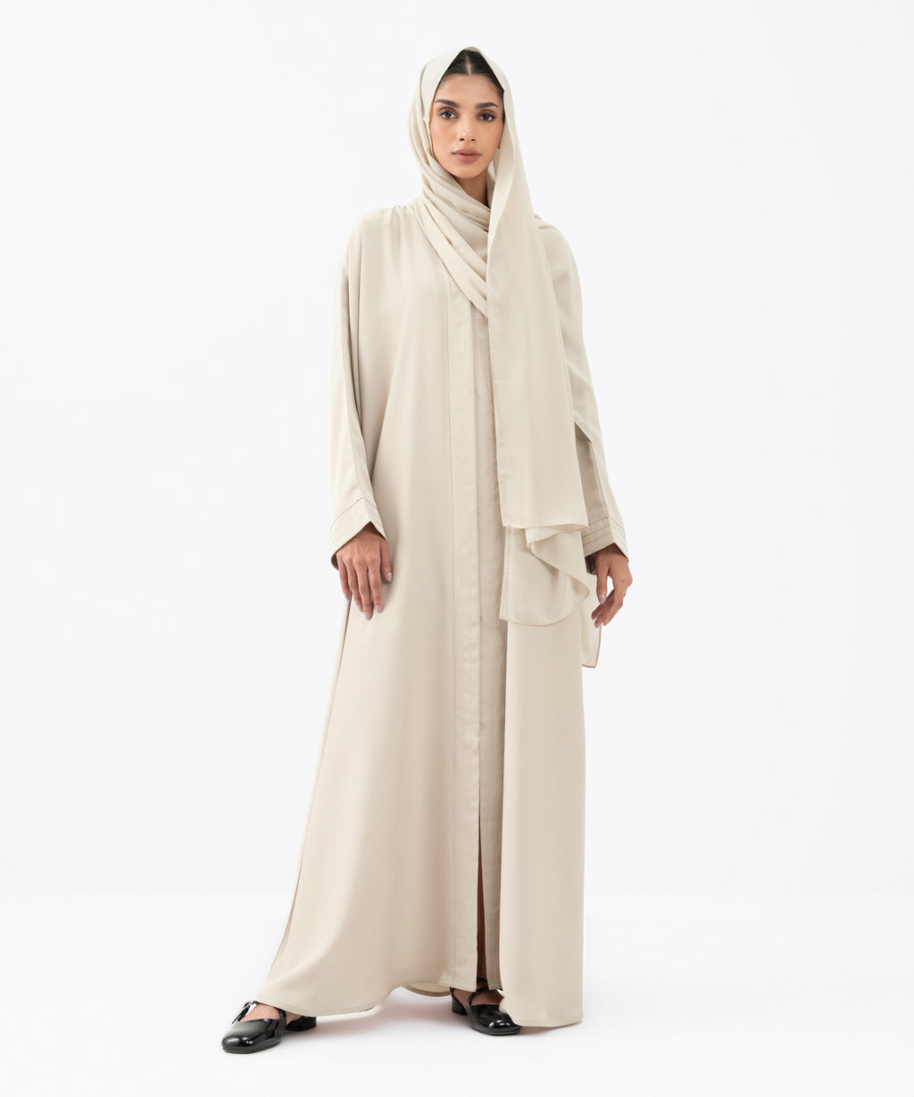V-Neck Basic Abaya