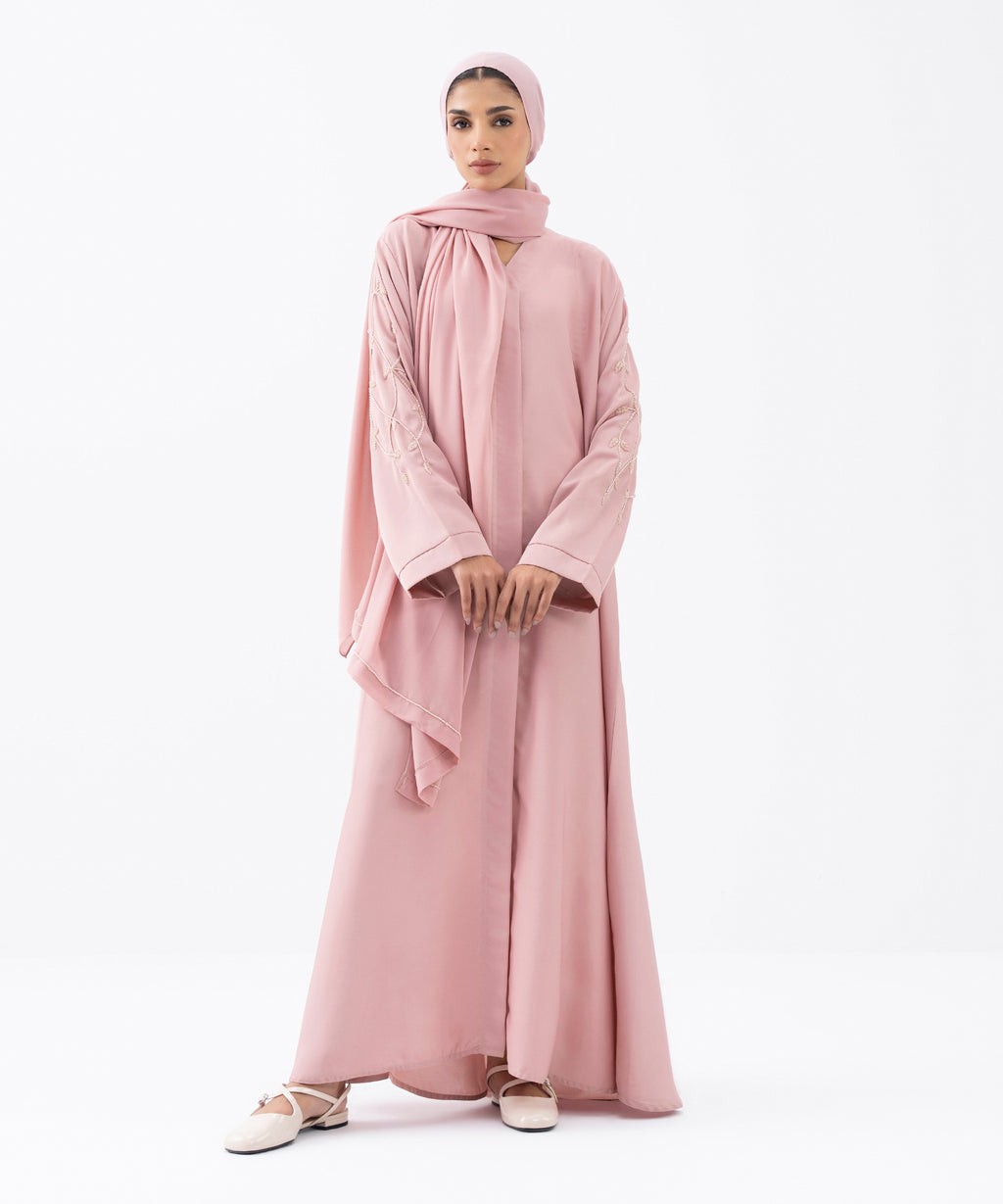 Hand Embellished Abaya Set
