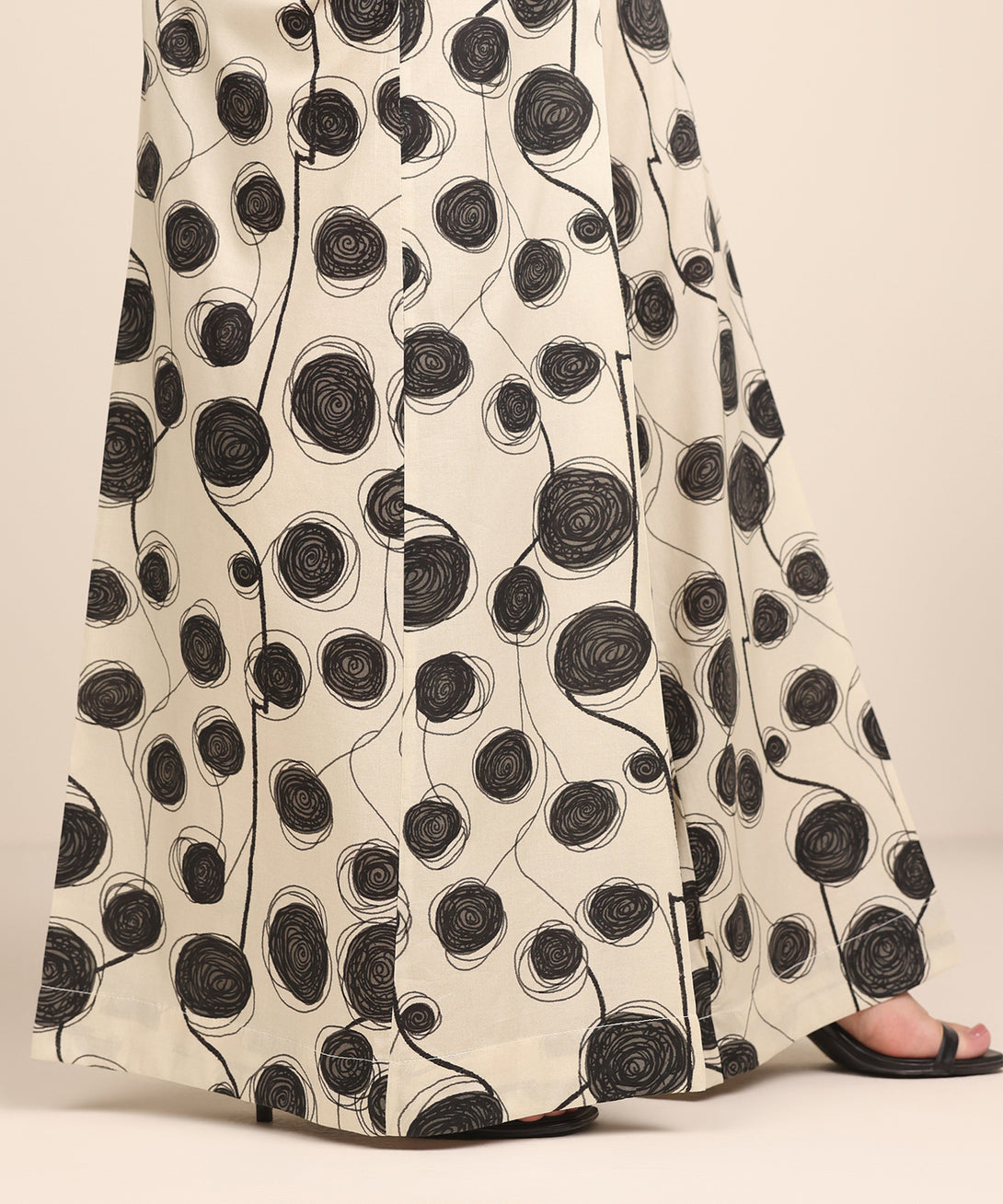 Women's RTW Cotton Viscose Multi Printed Flared Pants
