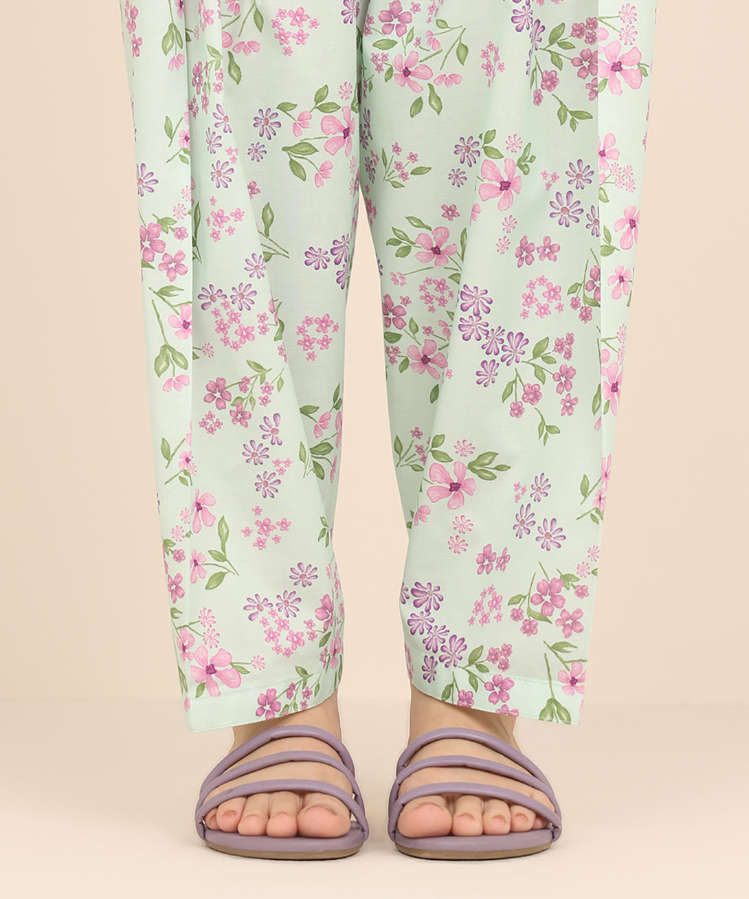 Women's RTW Cambric Multi Printed Shalwar