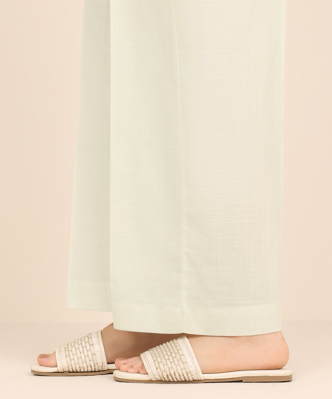 Women's RTW Cross Hatch Green Solid Culottes