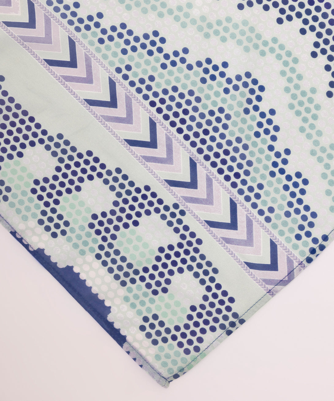 Fine Voile Blue Printed Dupatta