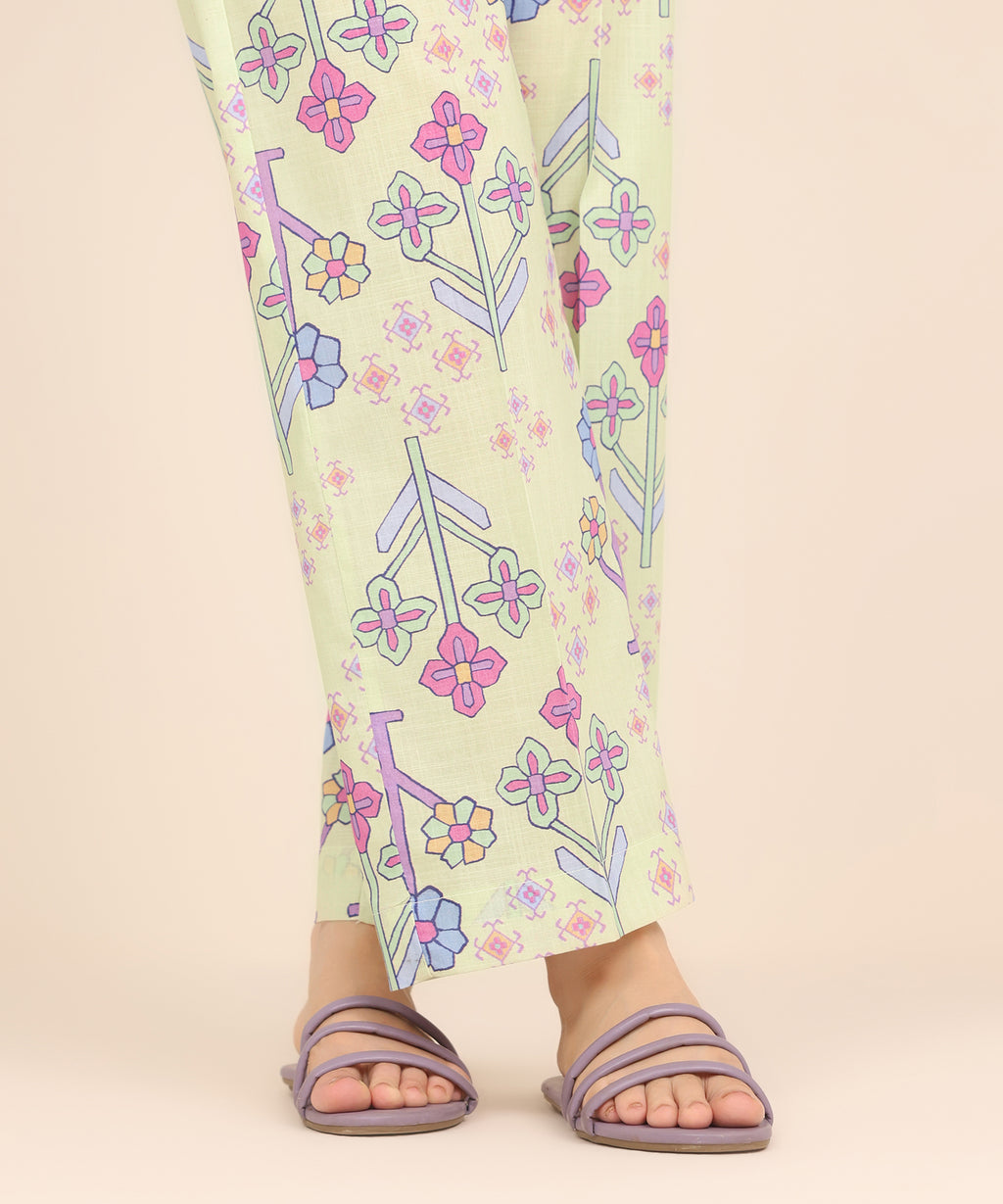 Women's RTW Cross Hatch Multi Printed Straight Pants
