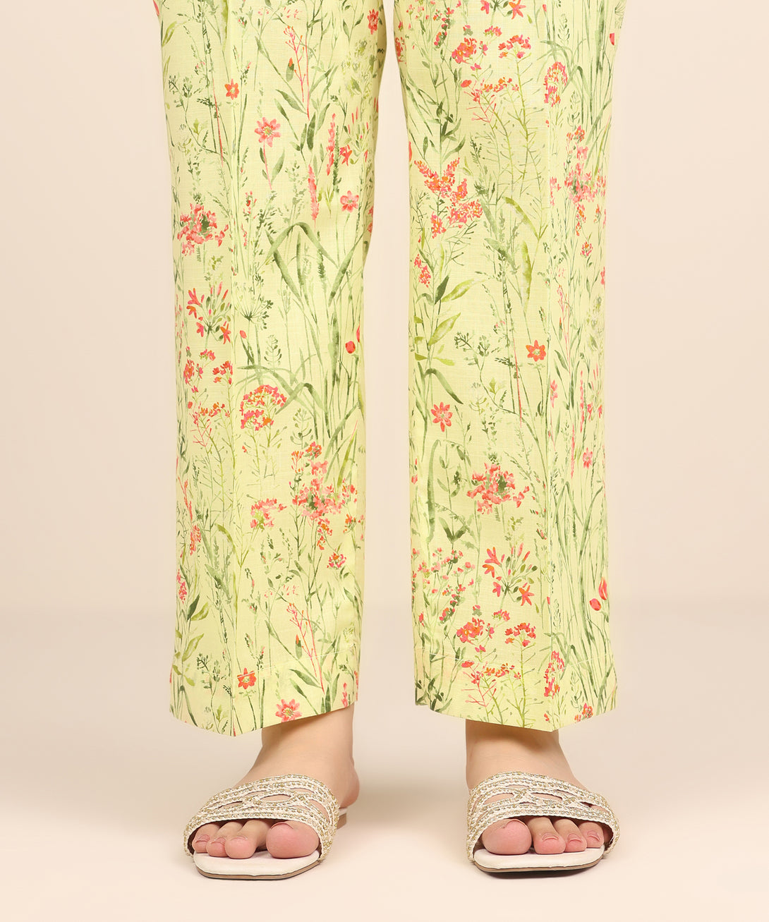 Women's RTW Cross Hatch Multi Printed Straight Pants