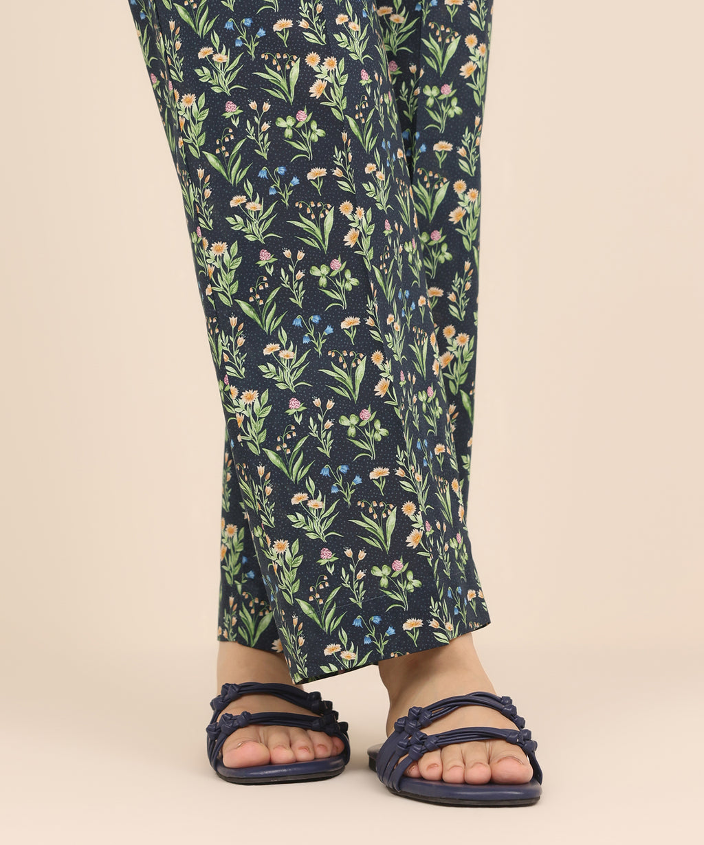 Women's RTW Cross Hatch Multi Printed Straight Pants