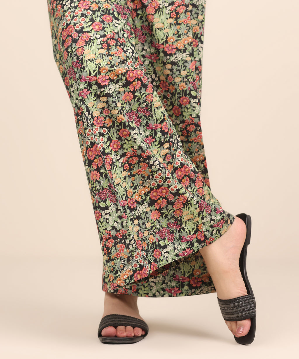 Women's RTW Cross Hatch Multi Printed Flared Pants