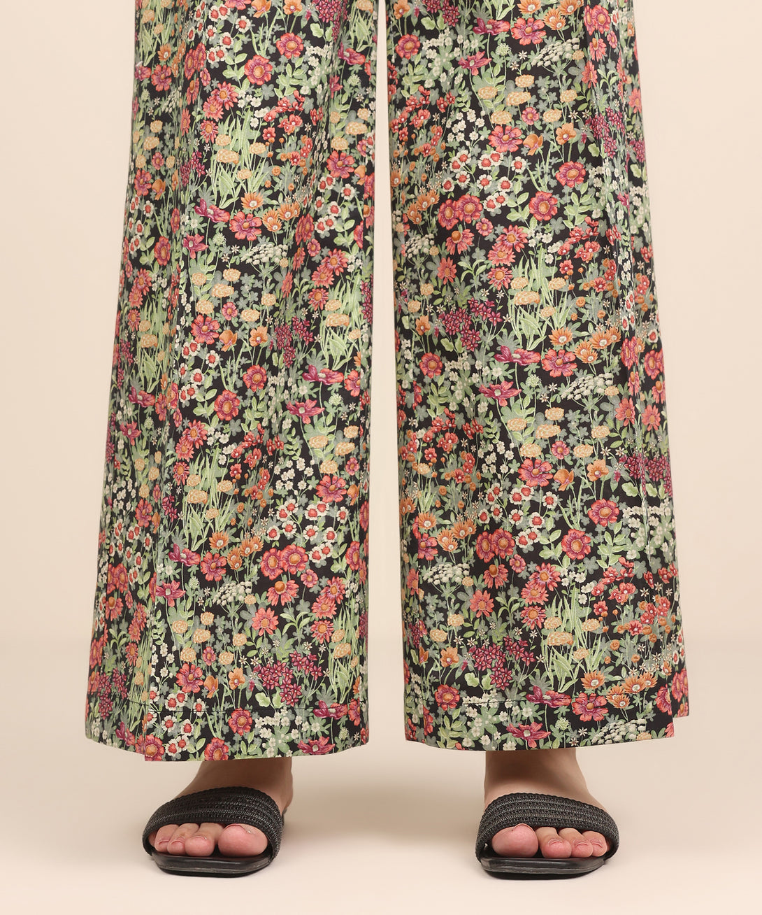 Women's RTW Cross Hatch Multi Printed Flared Pants