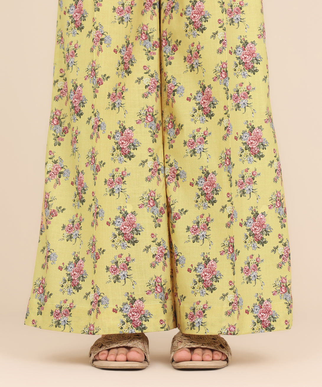 Women's RTW Cross Hatch Multi Printed Flared Pants