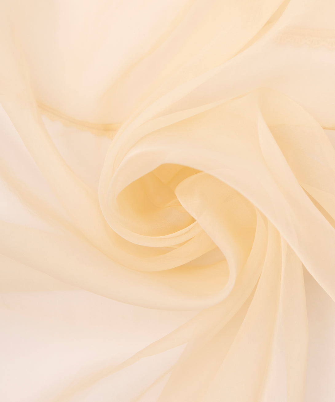 Blended Organza Beige Solid Dupatta
