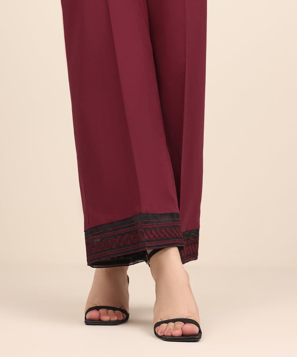 Embroidered Cambric Culottes