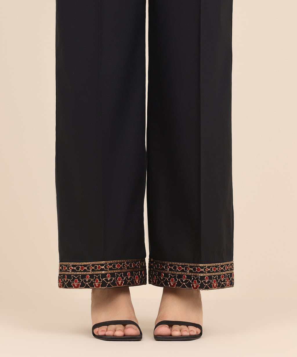Embroidered Cambric Culottes