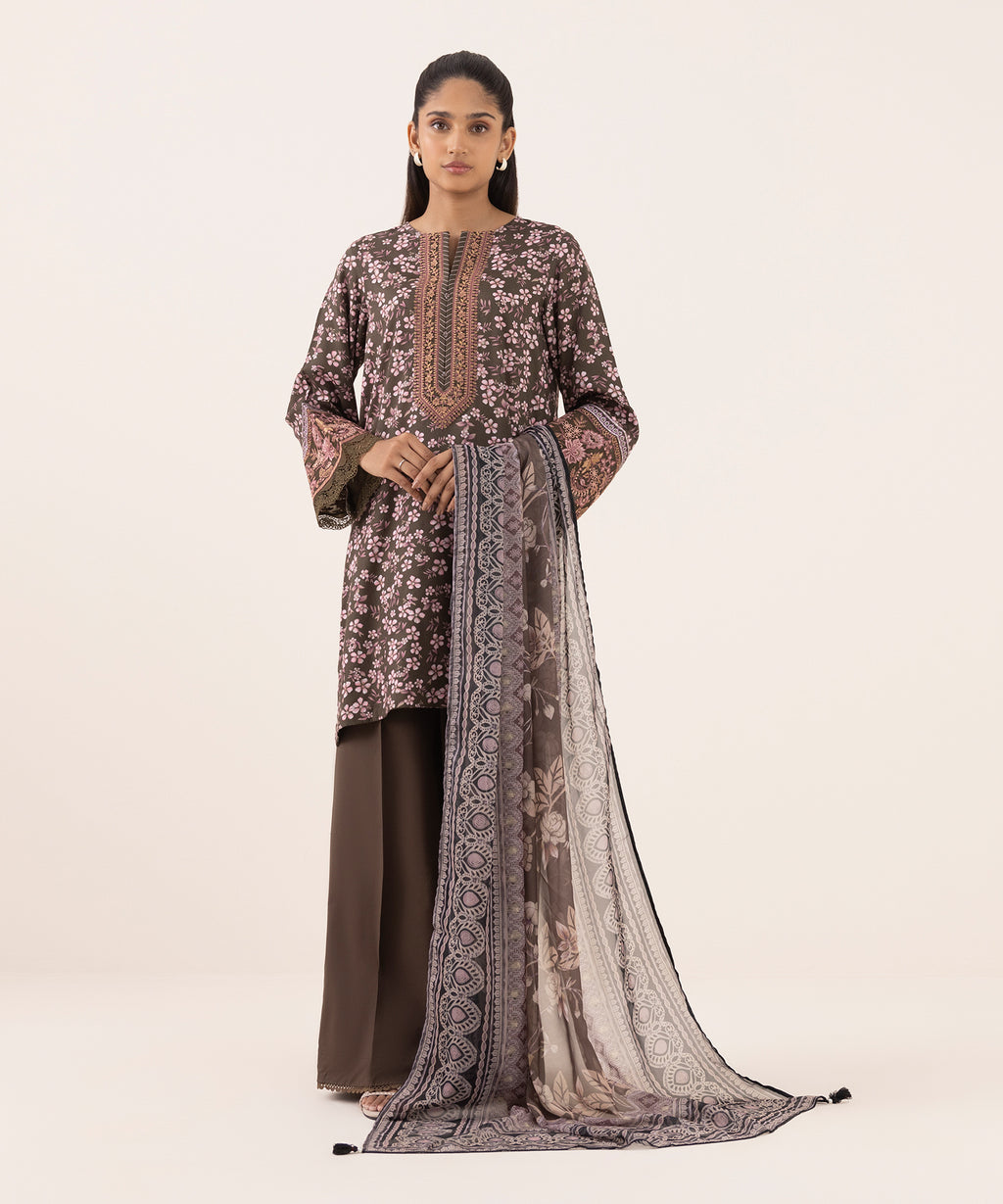 Printed Organza Dupatta