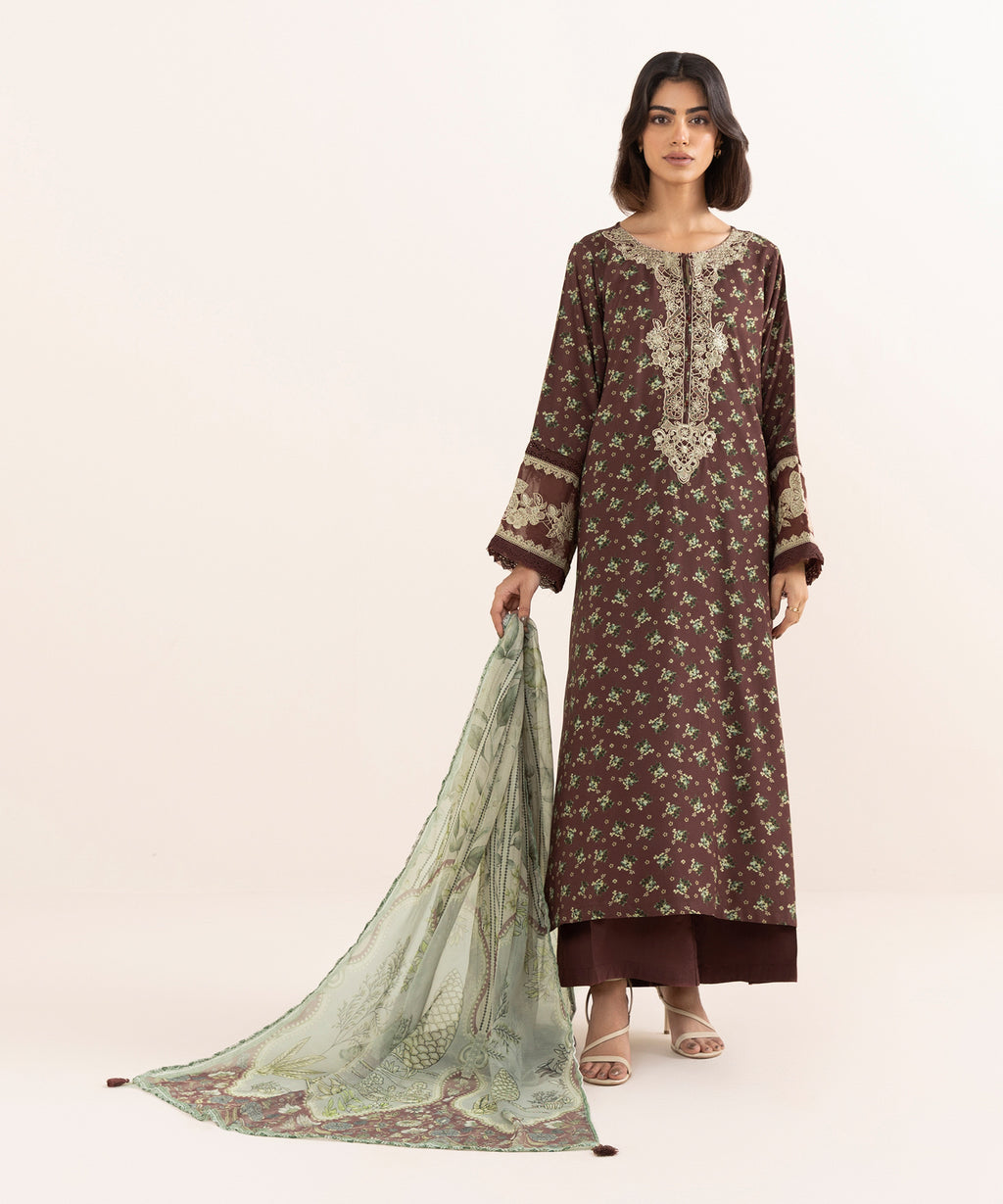 Printed Organza Dupatta