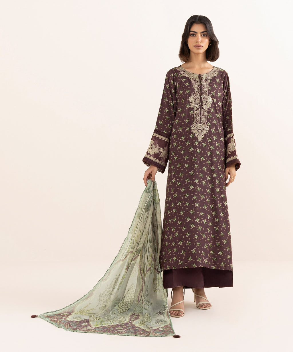 Printed Organza Dupatta