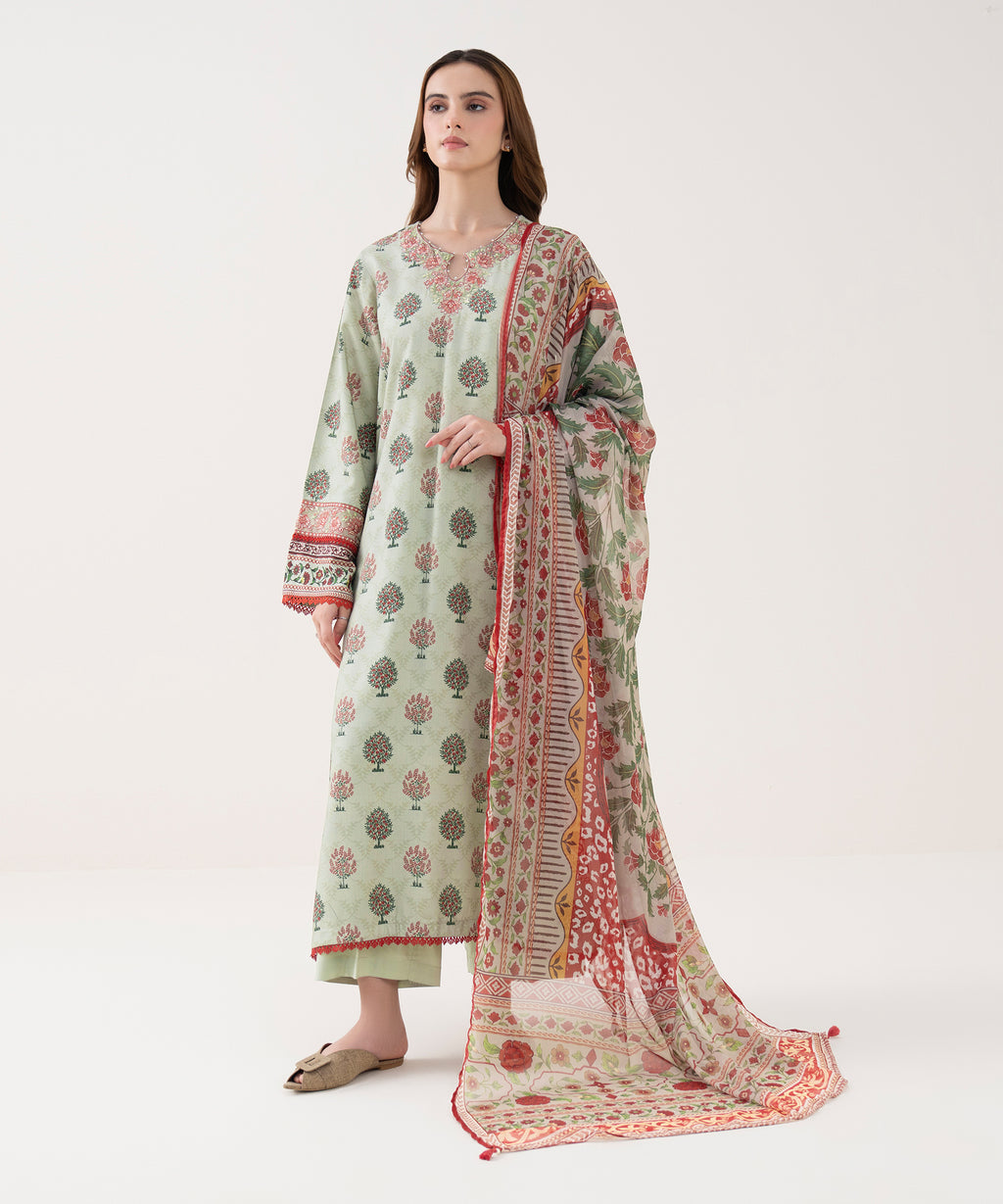Blended Tissue Printed Multi Dupatta