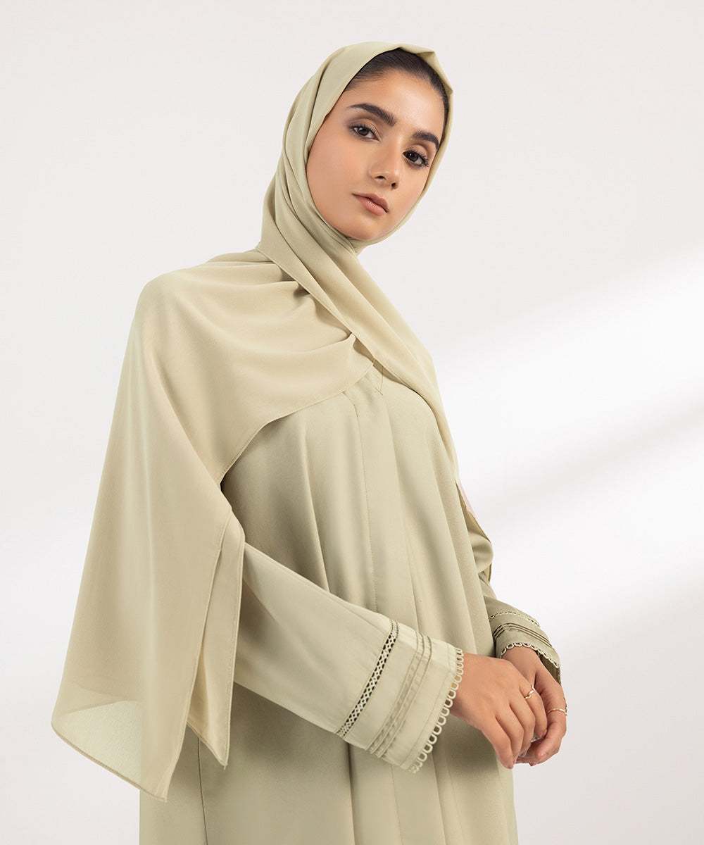 Women's Basic Beige Hijab