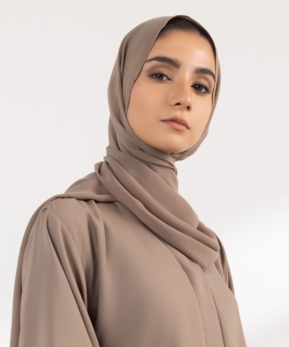 Women's Basic Caramel Brown Hijab