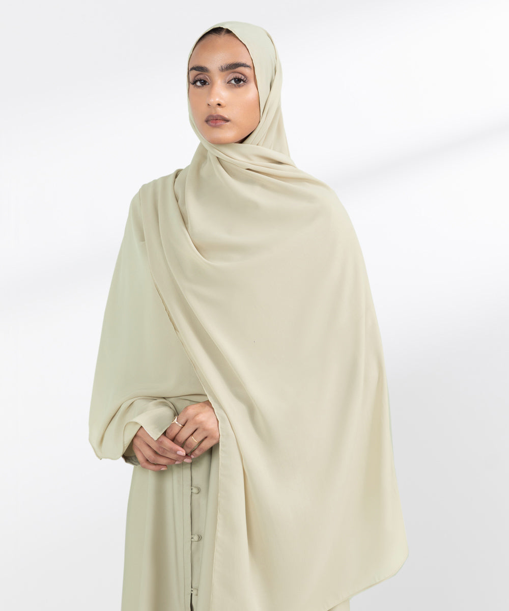 Beige Breathable Hijab