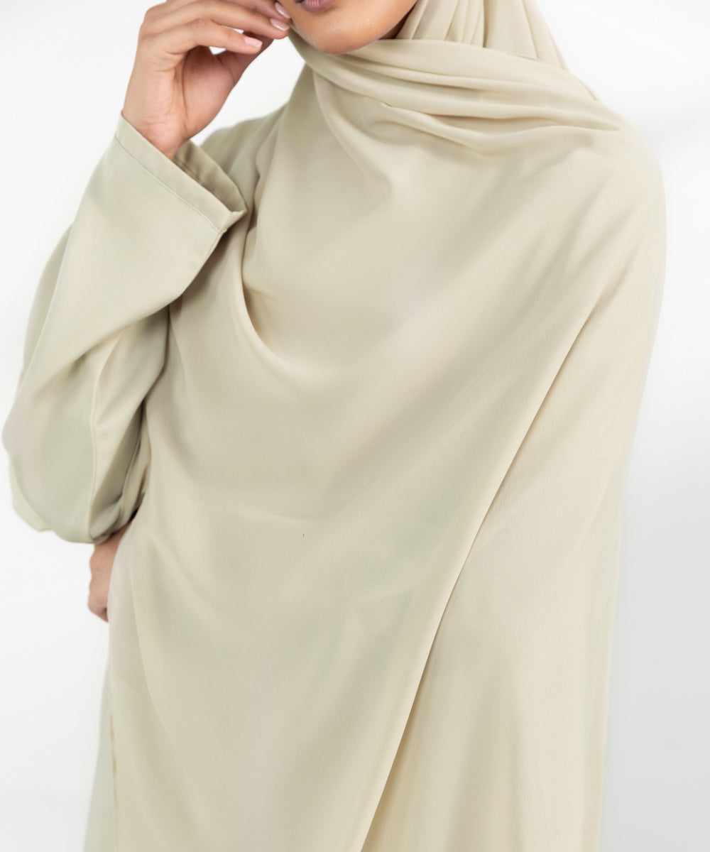 Beige Breathable Hijab